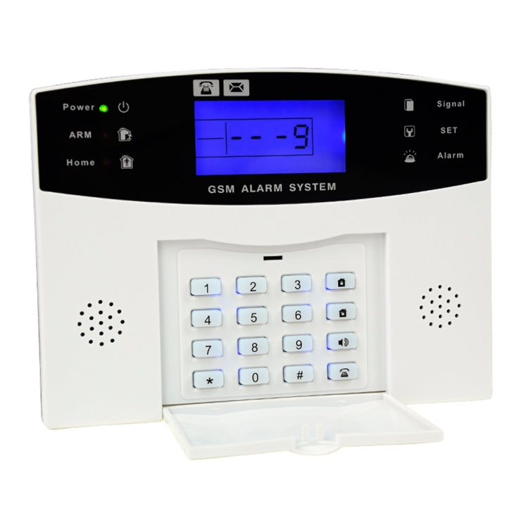 YA-500-GSM 6 in 1 Kit Wireless 315MHz GSM SMS Security Home House Burglar Alarm System with LCD Screen