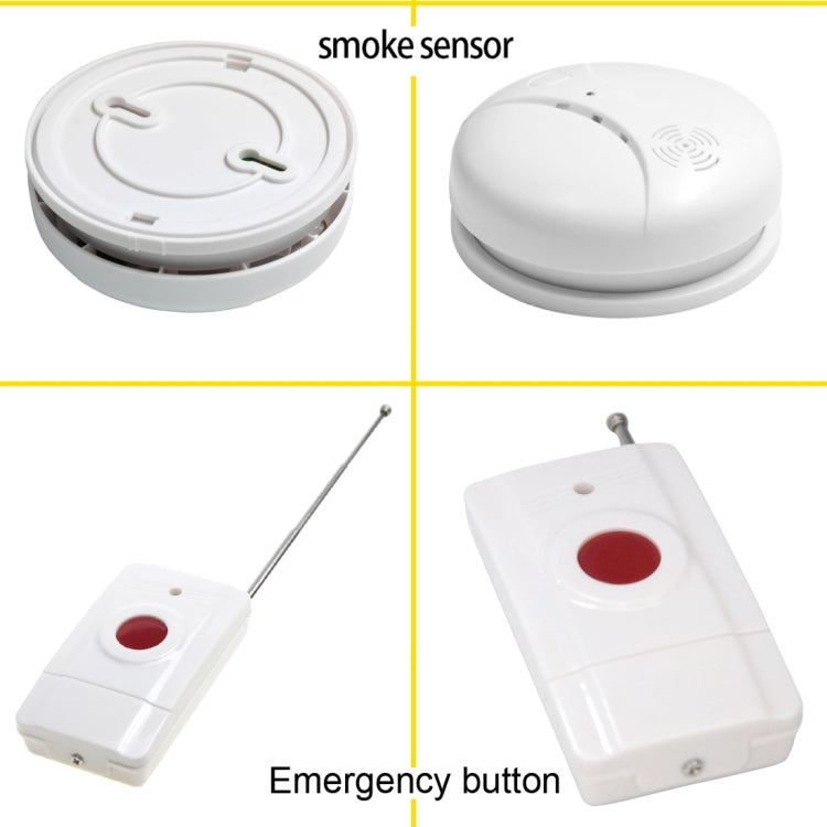YA-800-GSM-23 24 in 1 Kit 315/433MHz Wireless GSM SMS Security Home House Burglar Alarm System with Touch LCD Screen