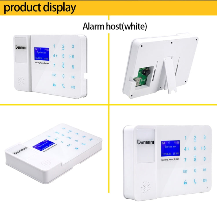 YA-800-GSM-23 24 in 1 Kit 315/433MHz Wireless GSM SMS Security Home House Burglar Alarm System with Touch LCD Screen