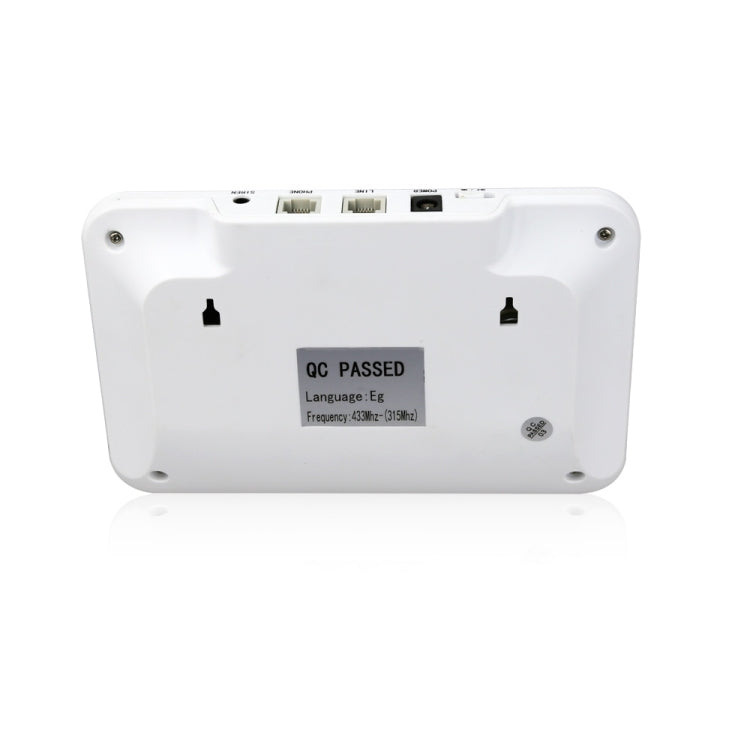DY- L1 6 in 1 Kit 315/433MHz Wireless GSM Intelligent Anti-Burglar Alarm System, LED Display(White)