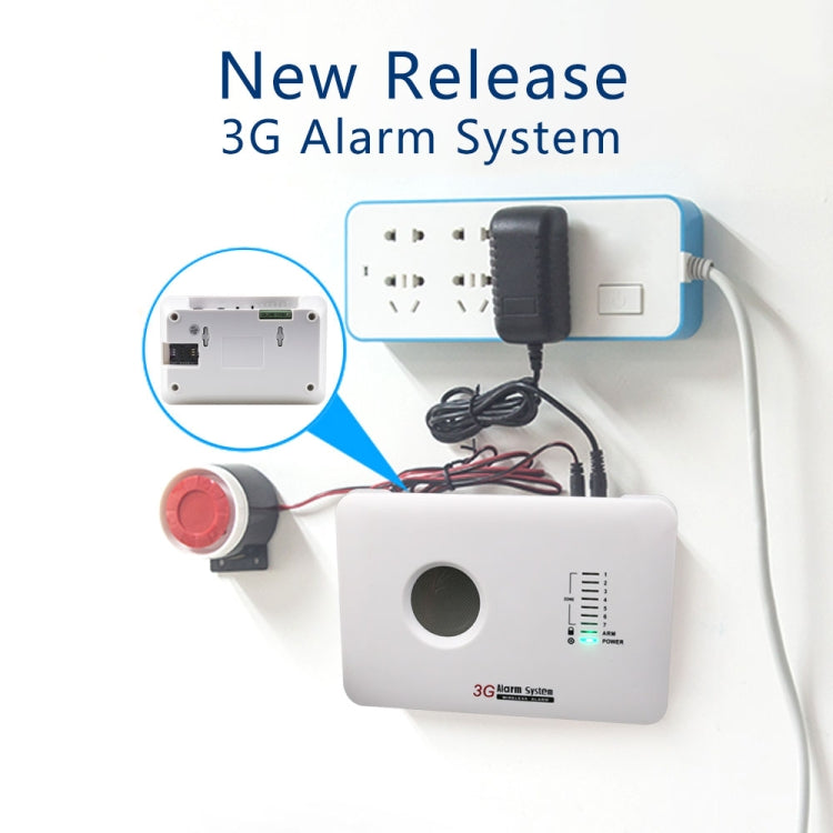 DY-10G 6 in 1 Kit  433MHz Wireless GSM & WCDMA Intelligent Anti-Burglar Alarm System(White)