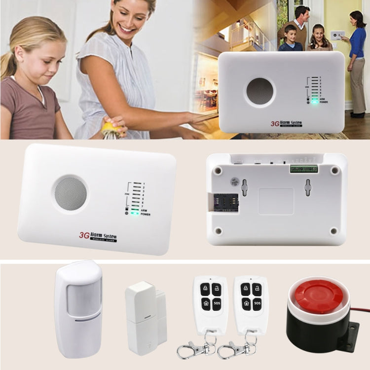 DY-10G 6 in 1 Kit  433MHz Wireless GSM & WCDMA Intelligent Anti-Burglar Alarm System(White)