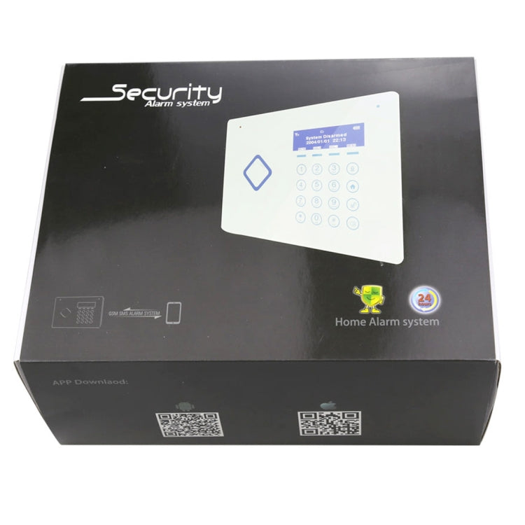 DY-G66B 8 in 1 Kit  433MHz Wireless GSM Intelligent Anti-Burglar Alarm System with RFID Function, LED Display((White)