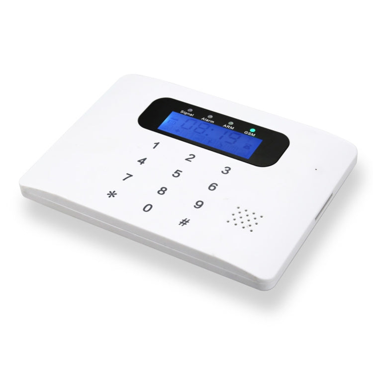 DY-GSM30C 6 in 1 Kit 315MHz / 433MHz Wireless GSM Intelligent Anti-Burglar Alarm System, LED Display(White)