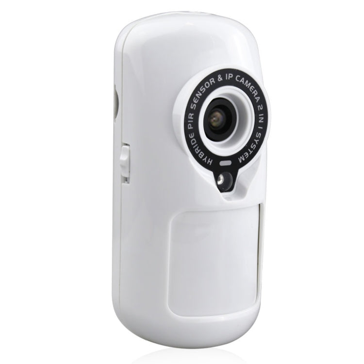 W2 WiFi 2 in 1 Hybrid PIR Sensor Detector + 1.0MP IP Camera(White)