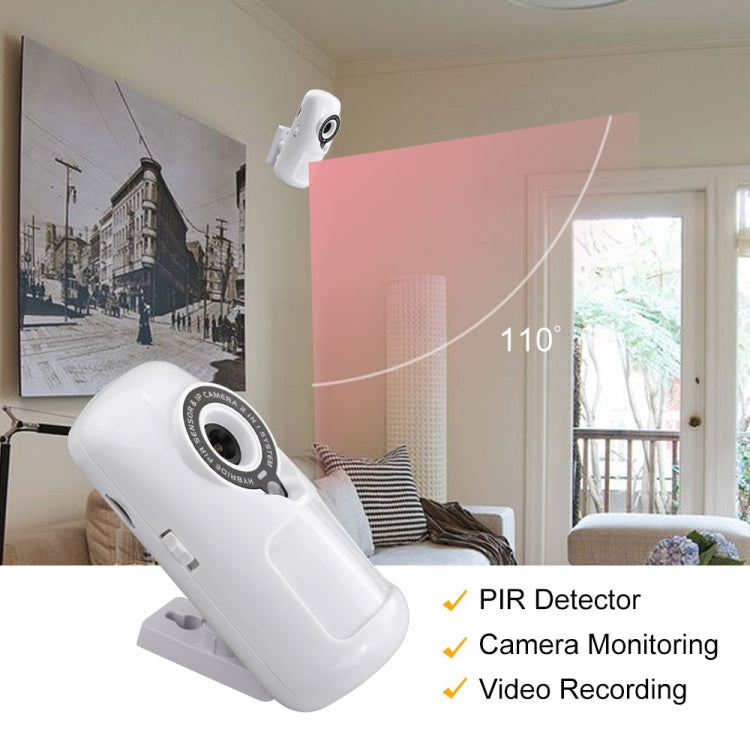 W2 WiFi 2 in 1 Hybrid PIR Sensor Detector + 1.0MP IP Camera(White)