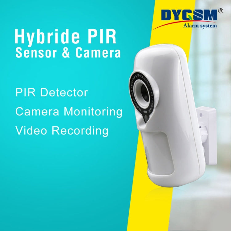 W2 WiFi 2 in 1 Hybrid PIR Sensor Detector + 1.0MP IP Camera(White)