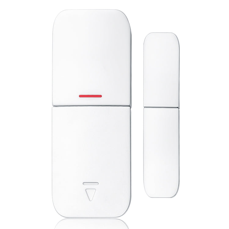 DY-MC100B 433MHz Home Security Wireless Door Window Magnetic Sensor Detector(White)