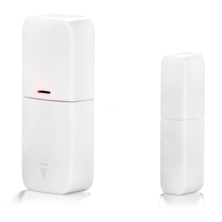 DY-MC100B 433MHz Home Security Wireless Door Window Magnetic Sensor Detector(White)