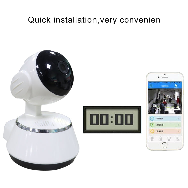 JD-T3713-Q6 1.0MP Two-Way Audio Smart Wireless Wifi IP Camera, Support Motion Detection