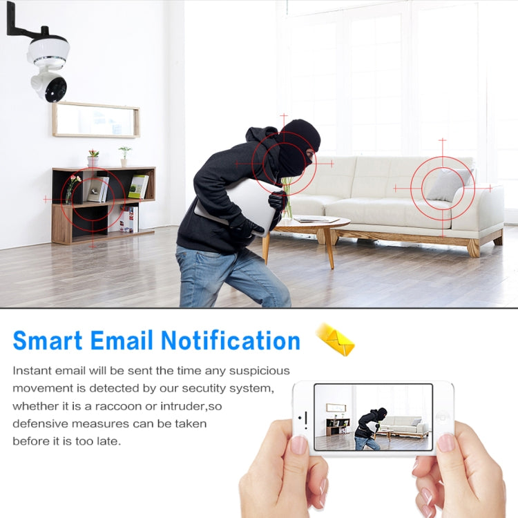 JD-T3713-Q6 1.0MP Two-Way Audio Smart Wireless Wifi IP Camera, Support Motion Detection