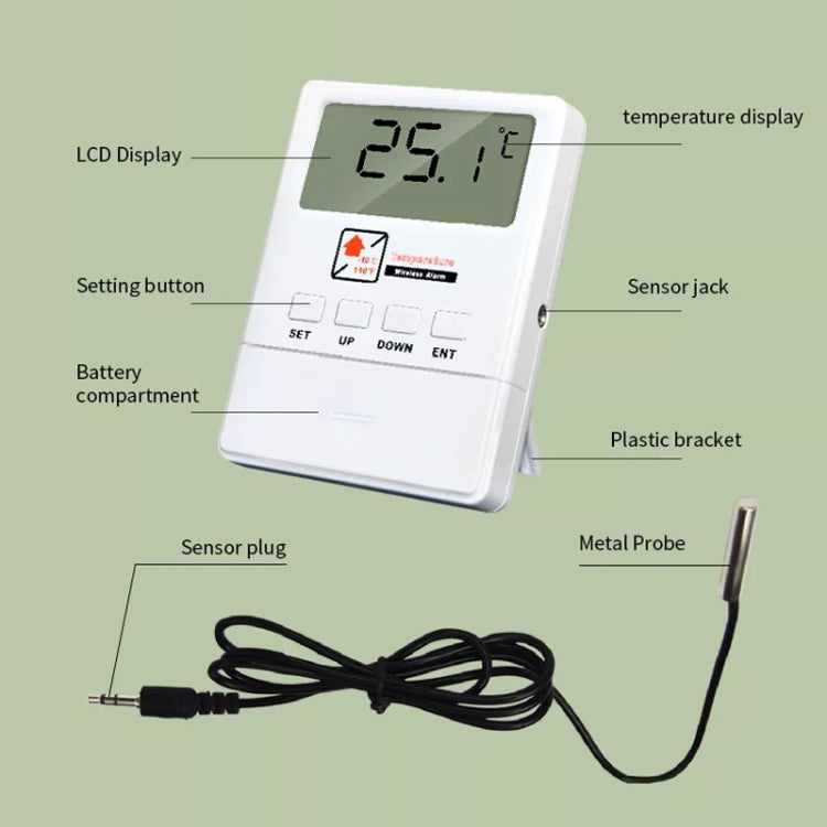 DY-WD200A Wireless Temperature Detector Alarm