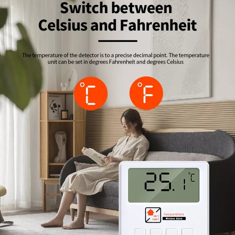 DY-WD200A Wireless Temperature Detector Alarm