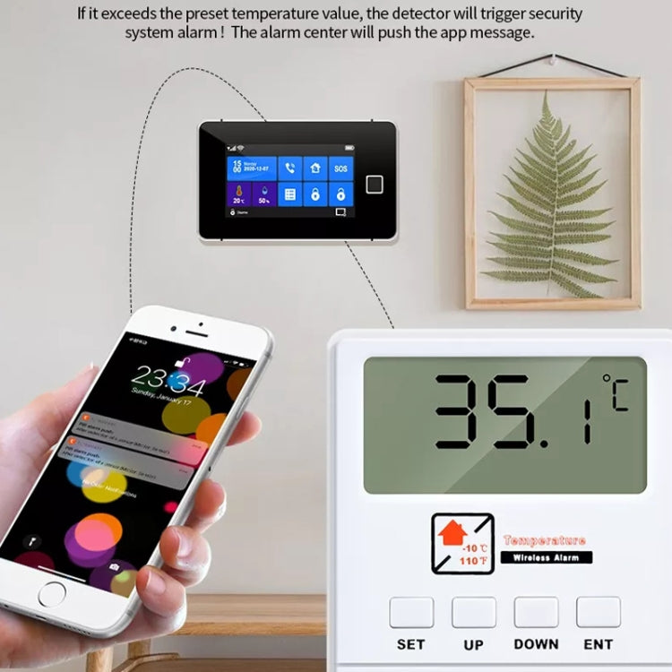 DY-WD200A Wireless Temperature Detector Alarm