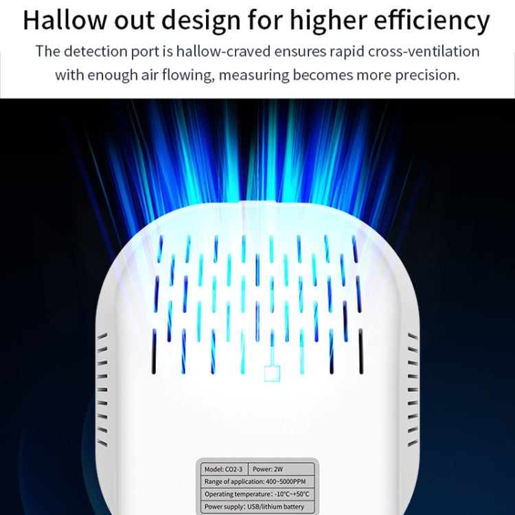 CO2-3 Carbon Dioxide Temperature Humidity Detector with LED Display