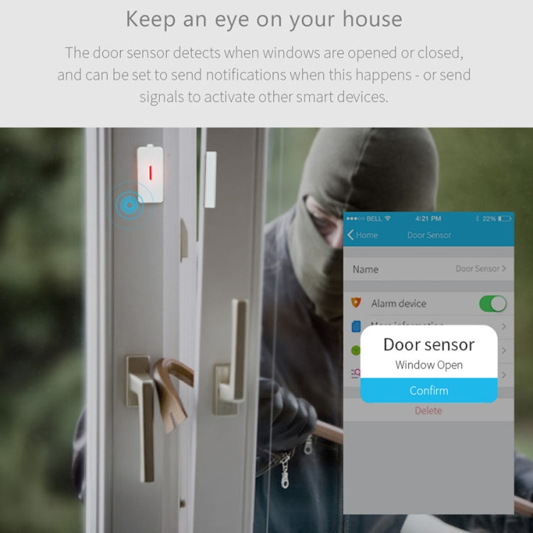 S1 Smart Home Security Door Magnetic Sensor