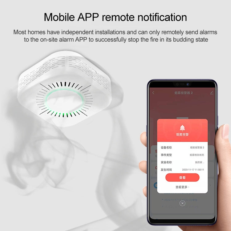 AW51 Smart Tuya WiFi Smoke Alarm