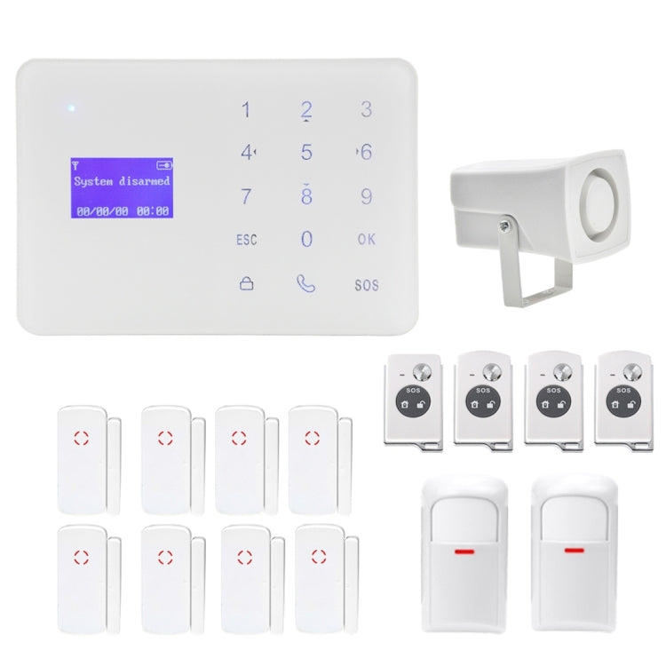 YA-700-GSM-2 Wireless Touch Key LCD Display Security GSM Alarm System Kit