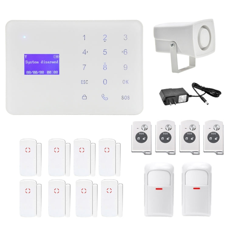 YA-700-GSM-2 Wireless Touch Key LCD Display Security GSM Alarm System Kit