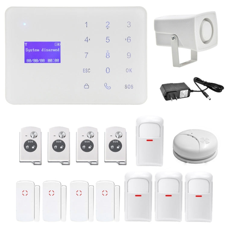 YA-700-GSM-4 Wireless Touch Key LCD Display Security GSM Alarm System Kit