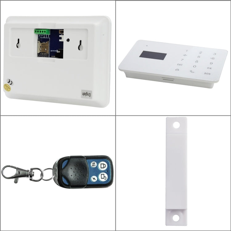 YA-700-GSM-12 Wireless Touch Key LCD Display Security GSM Alarm System Kit