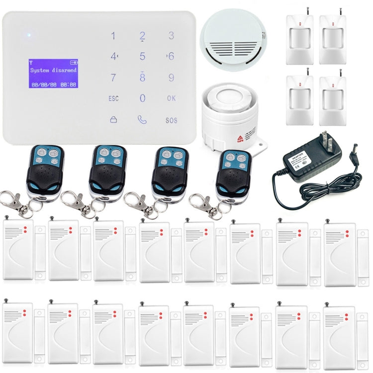 YA-700-GSM-12 Wireless Touch Key LCD Display Security GSM Alarm System Kit