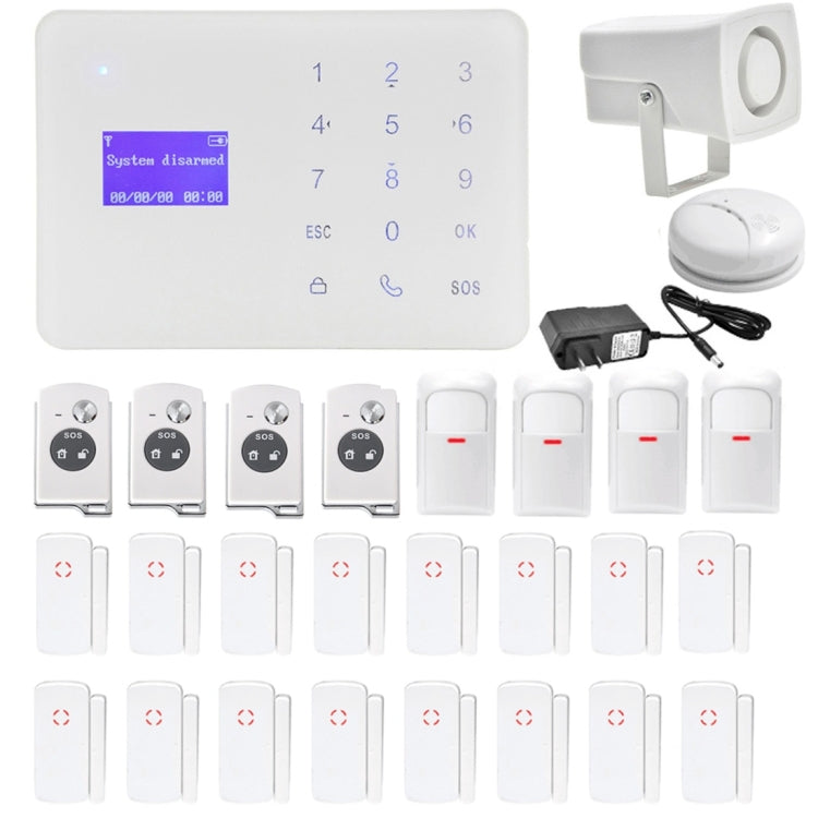 YA-700-GSM-13 Wireless Touch Key LCD Display Security GSM Alarm System Kit