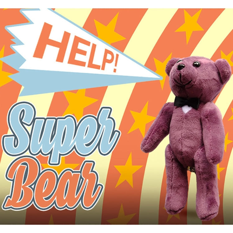 Lenuo LHB Help Bear Loud Personal Alarm with Anti-Rape for Girl and Kids, 120Db Alarm(Brown)