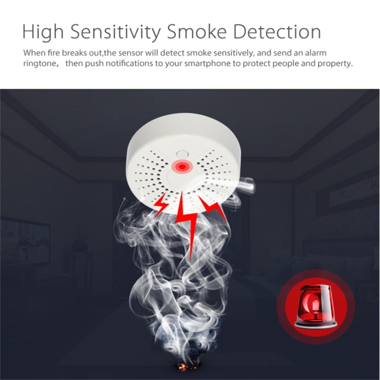 NEO NAS-SD01W WiFi Smoke Detector Sensor, Support Android / IOS systems
