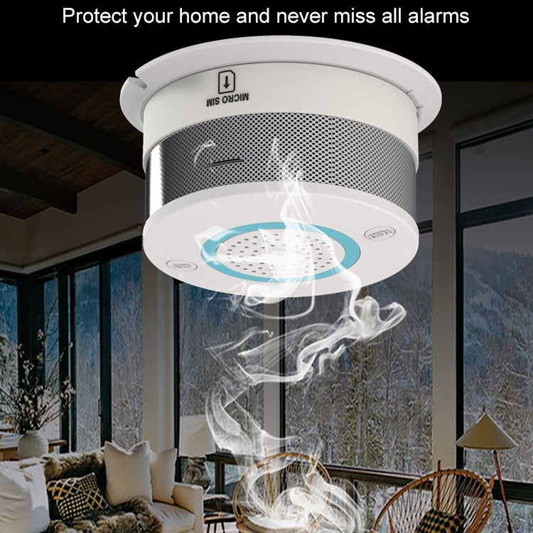 PA-438W DC 5V WiFi Smoke & Temperature Alarm Detector