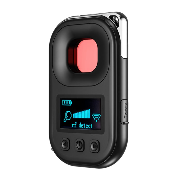 T03 Multi-function Camera Detector Scanner Anti-Peep Eavesdropping Anti-Monitoring Signal Detector  - Black
