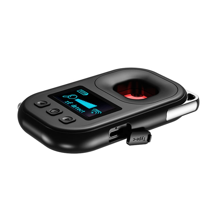 T03 Multi-function Camera Detector Scanner Anti-Peep Eavesdropping Anti-Monitoring Signal Detector  - Black