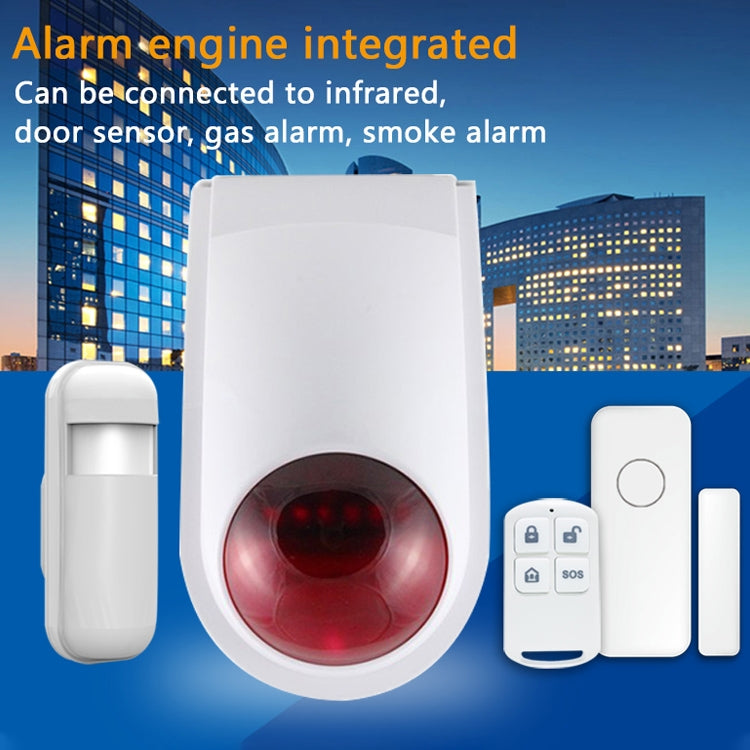 PE-516R Wireless Outdoor Alarm Siren with Strobe