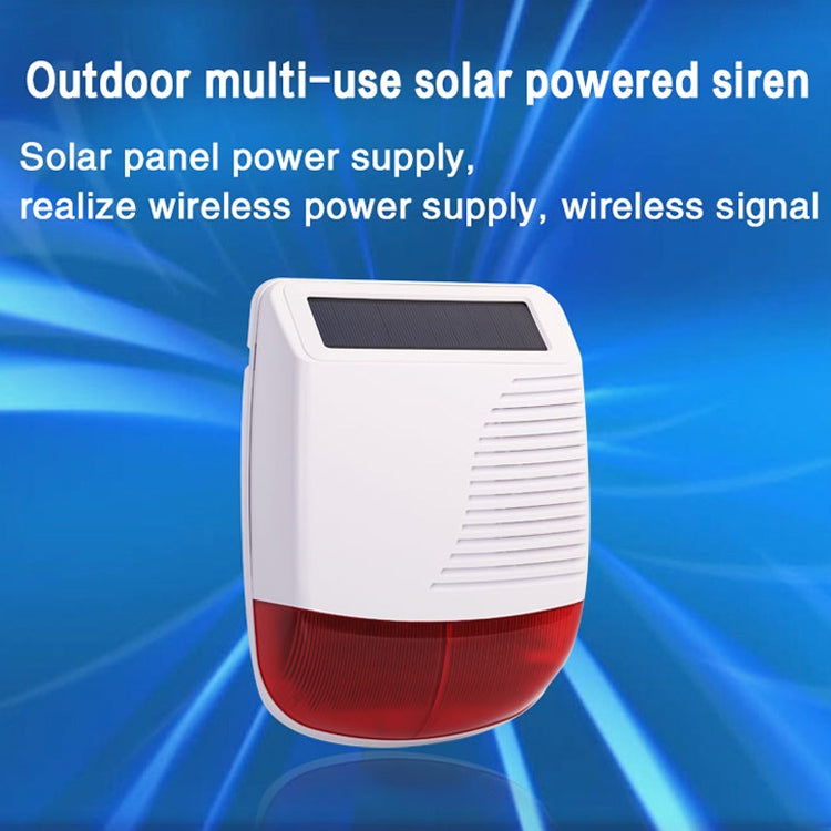 PE-520 Wireless Outdoor Multi-use Solar Powered Alarm Siren