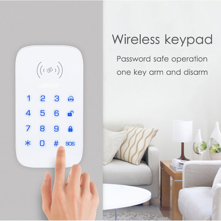 PK-10 Intelligent Alarm System RFID Card Disarm Password Wireless Keypad