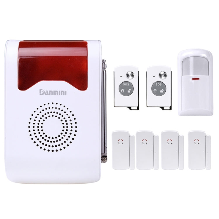 YA-302-6 8 in 1 Kit Wireless Security Human Voice Prompt Site Alarm System