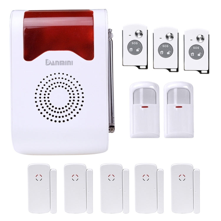 YA-302-21 11 in 1 Kit Wireless Security Human Voice Prompt Site Alarm System