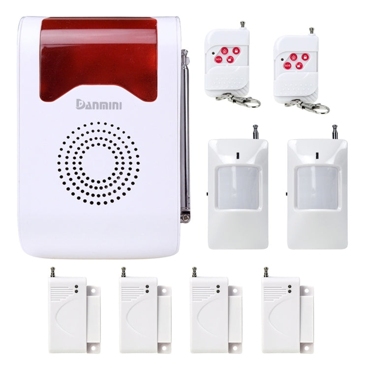 YA-302B-1 9 in 1 Kit Wireless Security Human Voice Prompt Site Alarm System