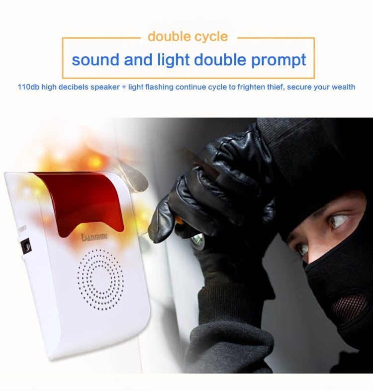 YA-302B-1 9 in 1 Kit Wireless Security Human Voice Prompt Site Alarm System