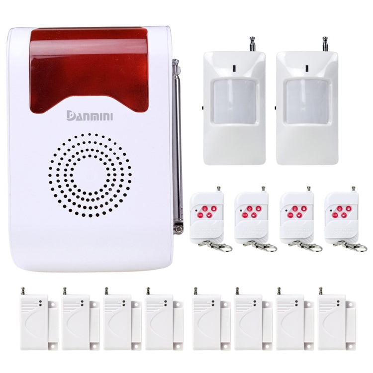 YA-302B-24 15 in 1 Kit Wireless Security Human Voice Prompt Site Alarm System