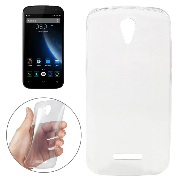 For DOOGEE X3 (S-MPH-1794) Transparent TPU Protective Case(Transparent)