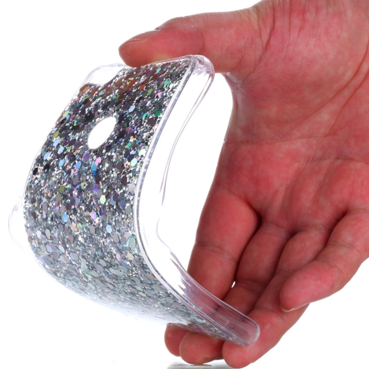 For Huawei  P8 Lite (2017) Glitter Powder Soft TPU Protective Case