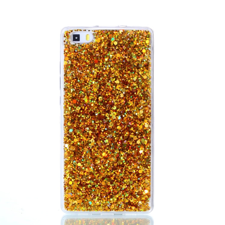 For Huawei  P8 Lite Glitter Powder Soft TPU Protective Case