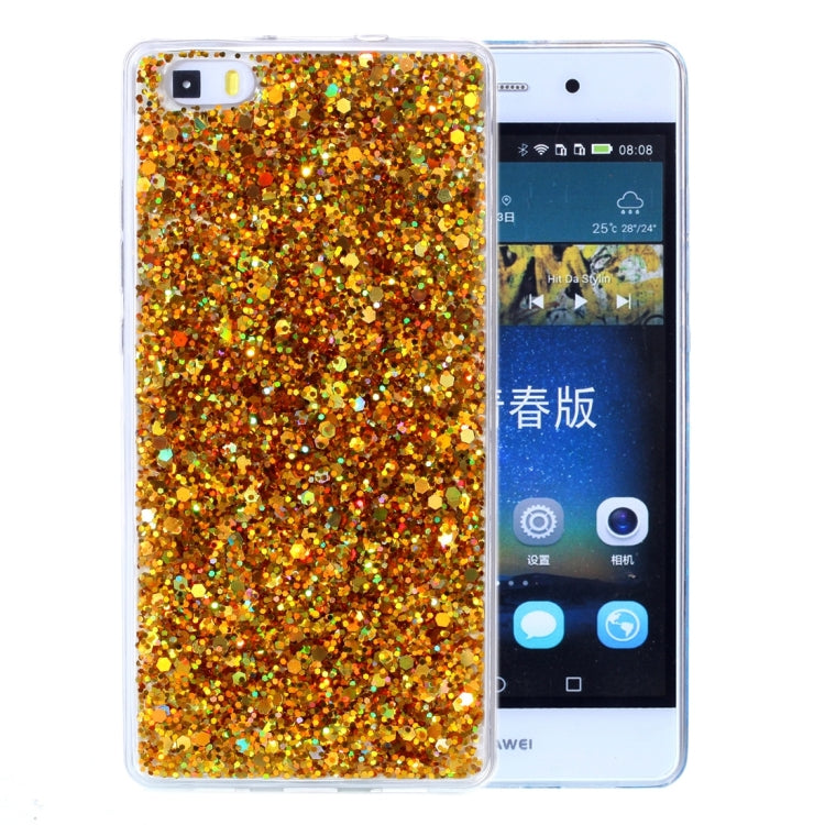 For Huawei  P8 Lite Glitter Powder Soft TPU Protective Case