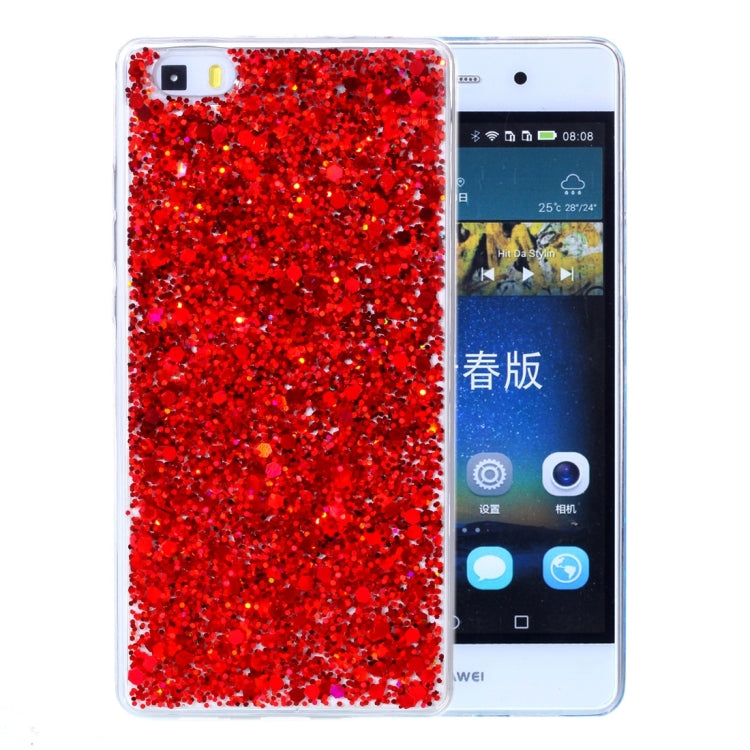 For Huawei  P8 Lite Glitter Powder Soft TPU Protective Case