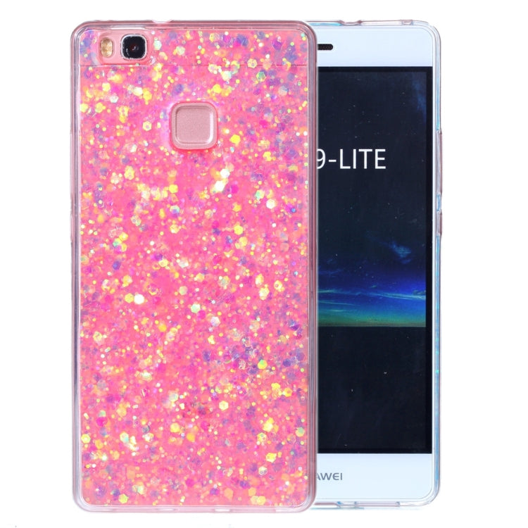 For Huawei  P9 lite Glitter Powder Soft TPU Protective Case