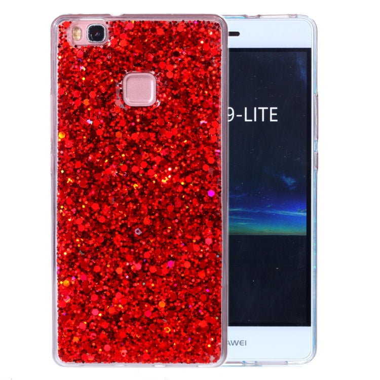 For Huawei  P9 lite Glitter Powder Soft TPU Protective Case