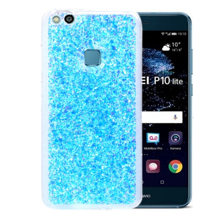 For Huawei  P10 Lite Glitter Powder Soft TPU Protective Case