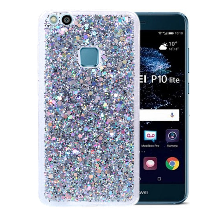 For Huawei  P10 Lite Glitter Powder Soft TPU Protective Case