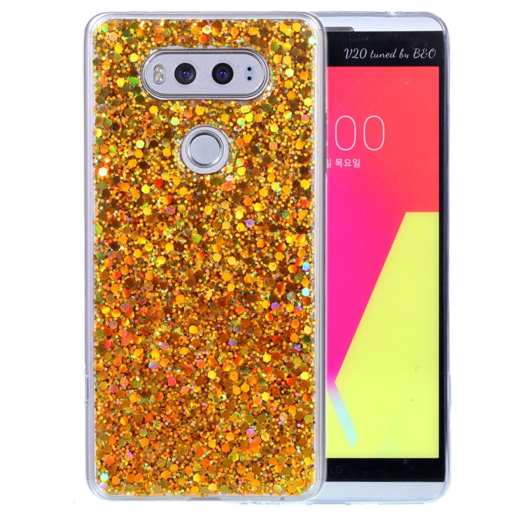 For LG V20 Glitter Powder Soft TPU Protective Case